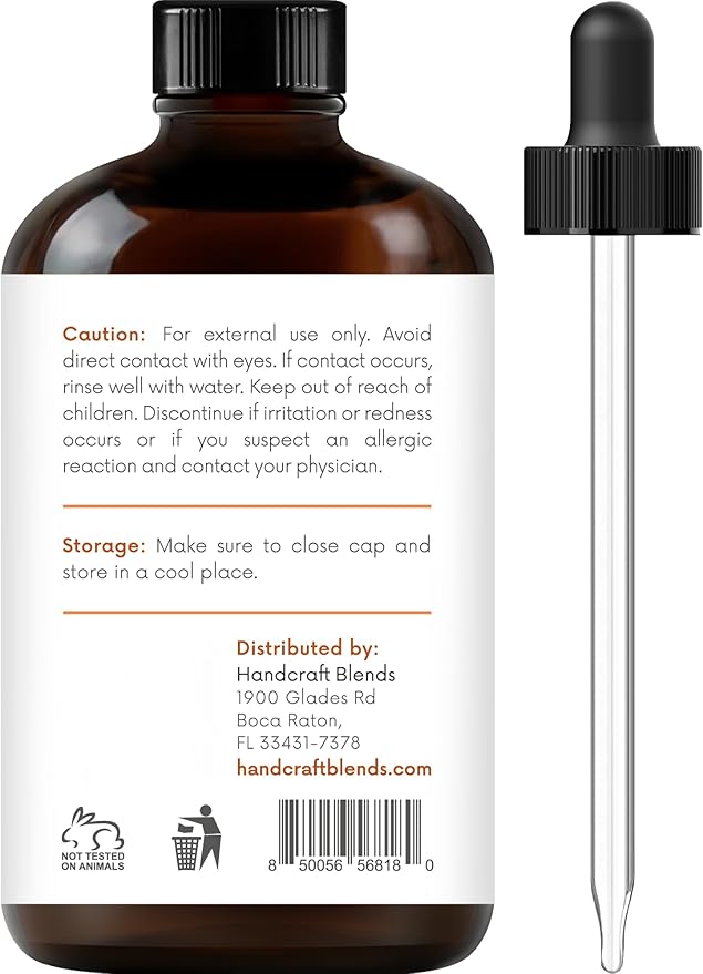 Handcraft Blends Tangerine Essential Oil – Huge 4 Fl Oz – 100% Pure and Natural – Premium Grade Essential Oil for Diffuser and Aromatherapy, Skin, Massage, Candle and Soap Making Fragrance