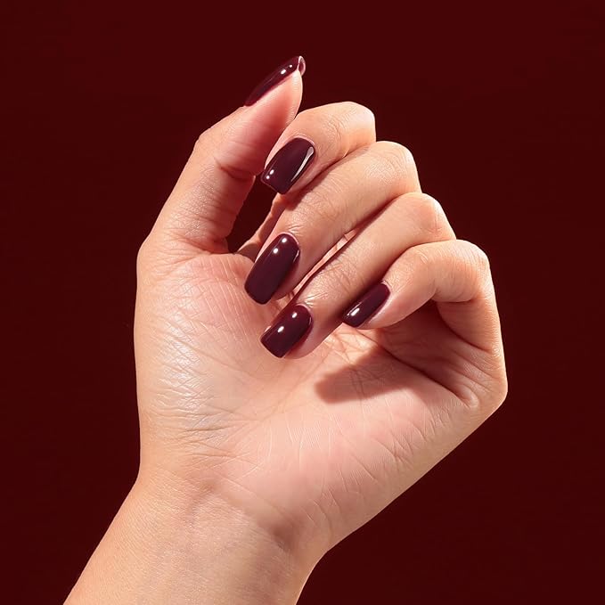 MAYCHAO 15ML Gel Nail Polish 1Pc Dark Red Gel Polish Soak Off UV LED Nail Polish Nail Art Starter Manicure Salon DIY at Home, 0.5 OZ