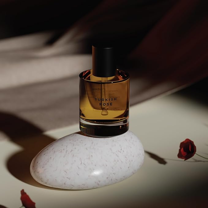 Turkish Rose Perfume Oil | Long Lasting Perfume Oil for Women and Men (Unisex) - 50ml with 30ml Turkish Rose (Pack of 2)
