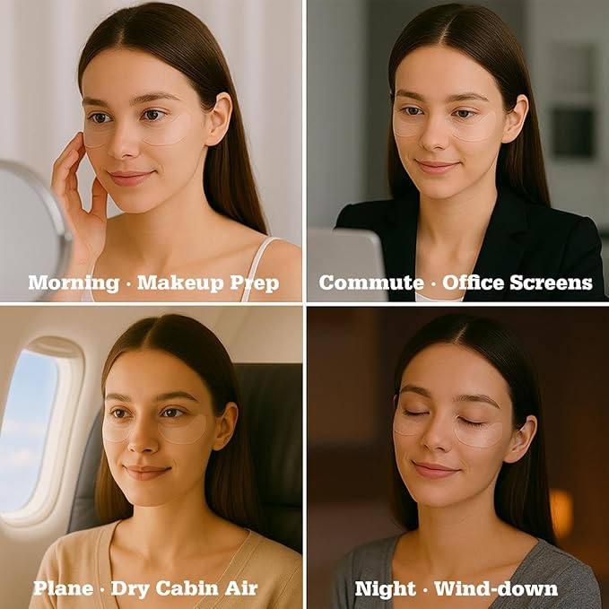 Matcha Hydrogel Under Eye Patches 28 Pairs Antioxidant Green Tea Eye Mask for Puffy Eyes and Dark Circles 5 Minute Cooling Hydration Under Eye Treatment Ophthalmologist Tested