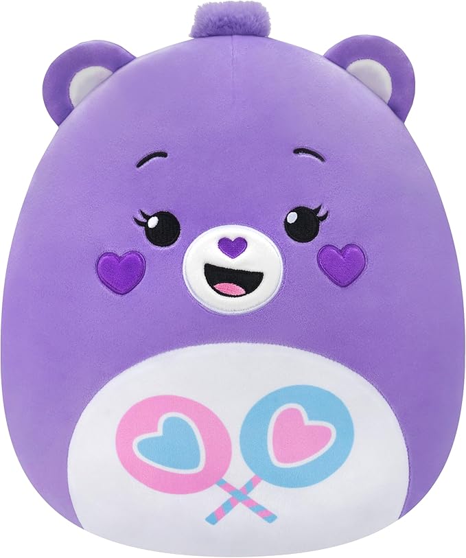 Squishmallows Original Care Bears 12in Share Bear – Official Jazwares Plush (Medium-Sized)