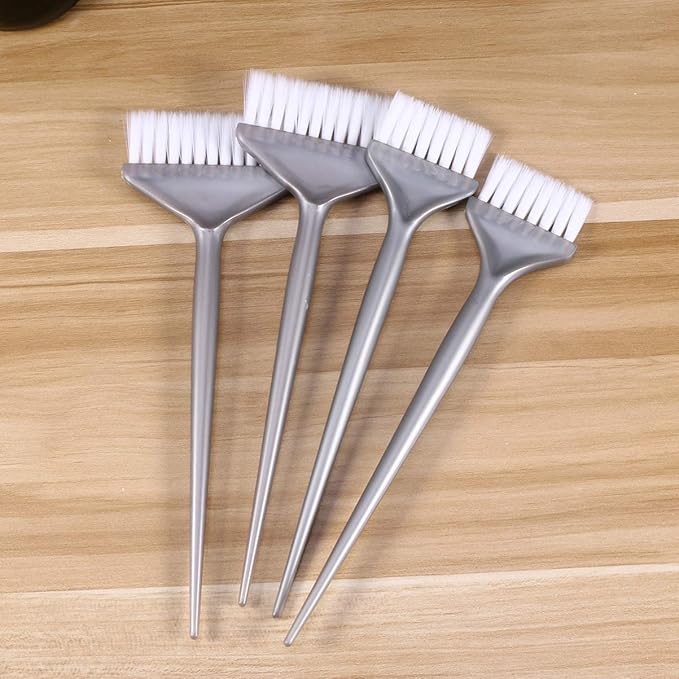 Gatuida Hair Dye Brush, 4PCS Hair Coloring Brush for Hair Dye, Hair Dye Brush to Apply Hair Color, Color For Hair Salon, Brush for Dyeing Hair, Colour Brush For Hair Coloring, Dye Tools