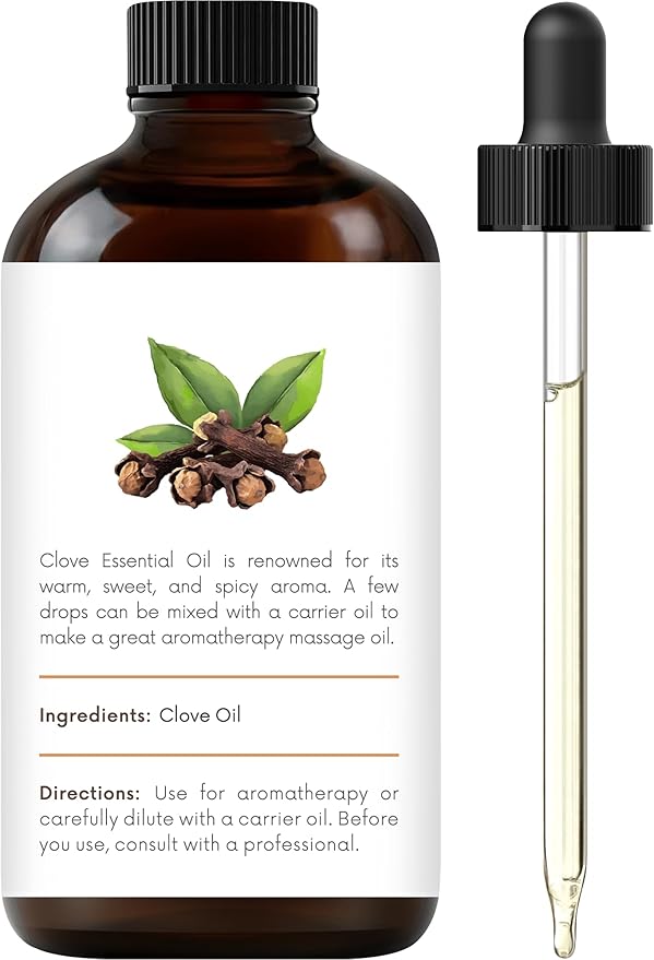 Handcraft Blends Clove Essential Oil – 1 Fl Oz – 100% Pure and Natural – Premium Grade Essential Oil for Diffuser and Aromatherapy, Skin, Massage, Candle and Soap Making Fragrance