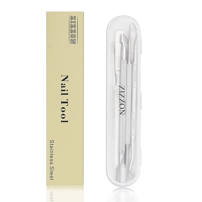 ZIZZON 7 Pcs Ingrown Toenail File and Lifters Set, Stainless Steel Ingrown Toenail Removal Kit, Under Nail Cleaner Pedicure Tools