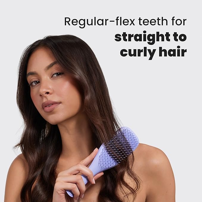 Tangle Teezer Ultimate Detangler Brush for Wet & Dry Hair, Eliminates Knots & Reduces Breakage for All Hair Types, Sweet Lavender