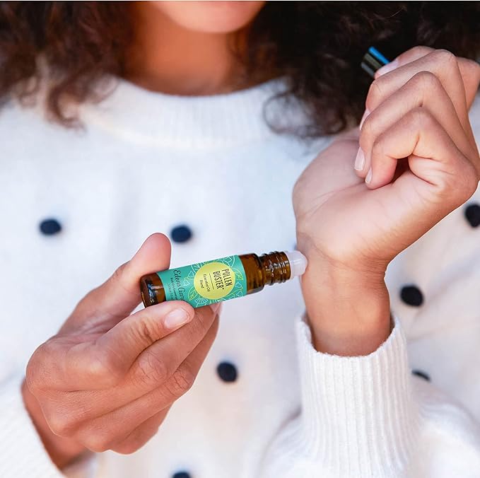 Edens Garden Pollen Buster Essential Oil Roll-On Blend- 100% Pure Premium Grade, Natural, Therapeutic, Aromatherapy, Kid & Skin Safe, The Best for Health, Wellness Pre-Diluted 10 ml (.33 fl oz)