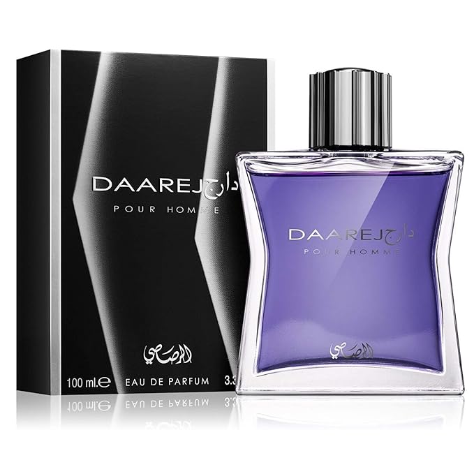 RASASI Dareej For Men Eau De Parfum Spray - 100ML (3.4 Oz) Long Lasting Arabian Perfume - Bold & Premium Fragrance for Special Occasions & Daily Wear, An Essential Perfume Men that Lasts All Day