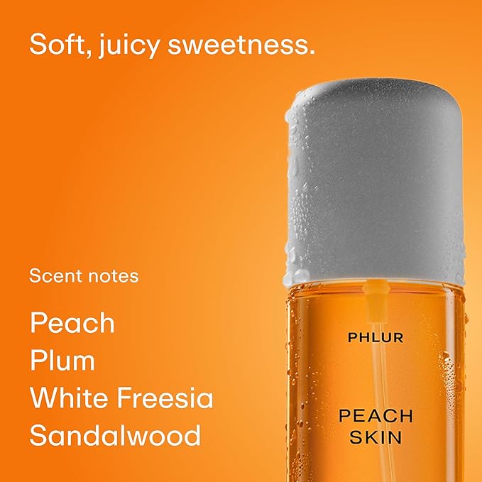 PHLUR Paradise Skin Set ($75 Value) - Travel Size Body Mist Gift Set - Peach Skin, Vanilla Skin, & Beach Skin - Travel Size Hair and Body Fragrance Mist Trio (3 x 3 fl oz)