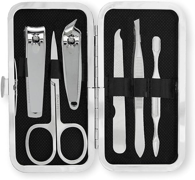 Amazon Basics 6-Piece Essential Travel Manicure Kit