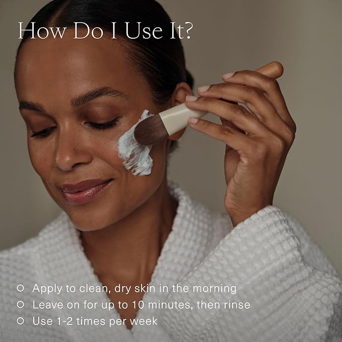 Oak Essentials Refining Mask | Whipped Face Mask with Blue Tansy to Help Visibly Reduce Pores, Balance Oil, and Refine Skin Texture, 1.4 Oz