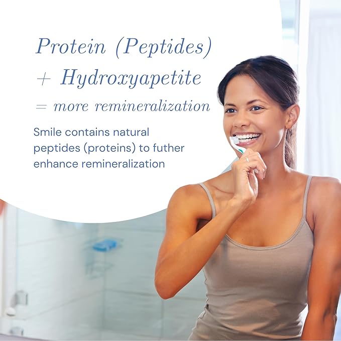 OraWellness Smile Hydroxyapatite Toothpaste with Remineralizing Xylitol & Non Nano Hydroxyapatite, Vanilla Orange Toothpaste, American Made Fluoride Free Natural Tooth Repair & Teeth Whitening, 4.23oz