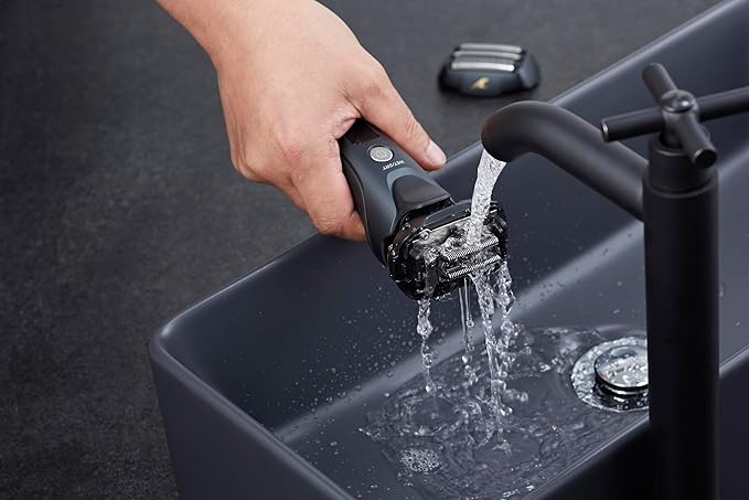 Panasonic ARC5 Electric Razor for Men with Pop-Up Trimmer, Wet/Dry 5-Blade Shaver, Men's Electric Razors for Shaving Face with Intelligent Shave Sensor and 16D Pivoting Head, ES-LV67-K (Black)