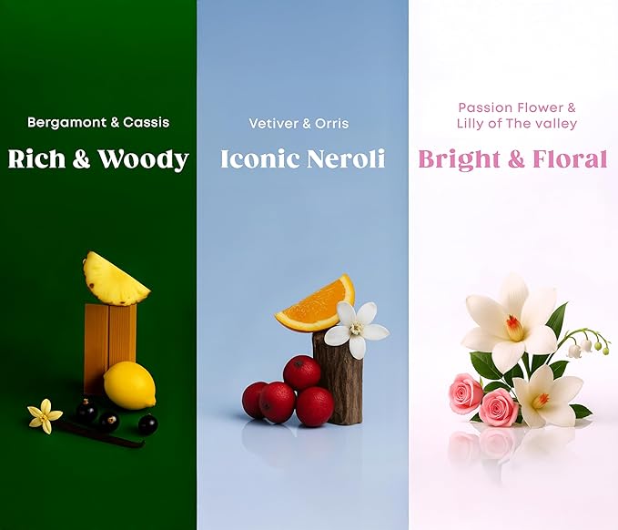 Gymati - Fitness Deodorant Spray - Men & Women - Aluminum-Free - All Day Protection - Built For Sweat - Air-Powered - Vegan & Plant-Based - Made in USA - Unisex+Homme+Femme -3.4oz Travel Size -3 Pack