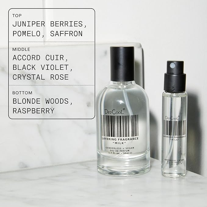 DedCool Eau de Parfum (03 Blonde - 1.7 fl oz) With Notes of Black Violet, Saffron, Perfume for Men and Women, Luxury Fragrance, Long Lasting, with Essential Oils, Non-Toxic, Vegan, Fragrance For All