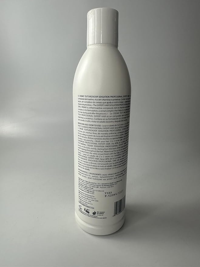 Expert Hair Sensation, Brazilian Keratin Hair Treatment - Anti Frizz for All Hair Types – Long-Lasting Straightening - Keratina Para Alisar El Pelo, Brazilian Blowout Products (500ml/16.9fl.oz)
