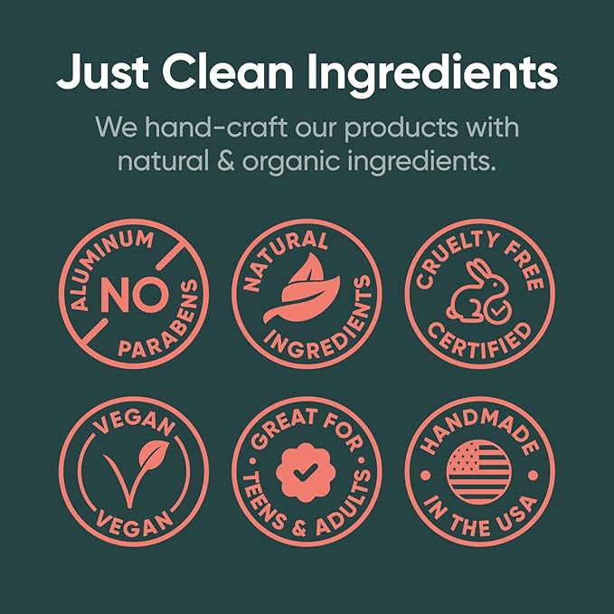 Pretty Frank Natural Aluminum-Free Deodorant Stick with Charcoal, Baking Soda-Free, Charcoal Seaside (2-Pack) | Sensitive Skin Friendly, Effective Odor Control for Women & Men, Organic Ingredients