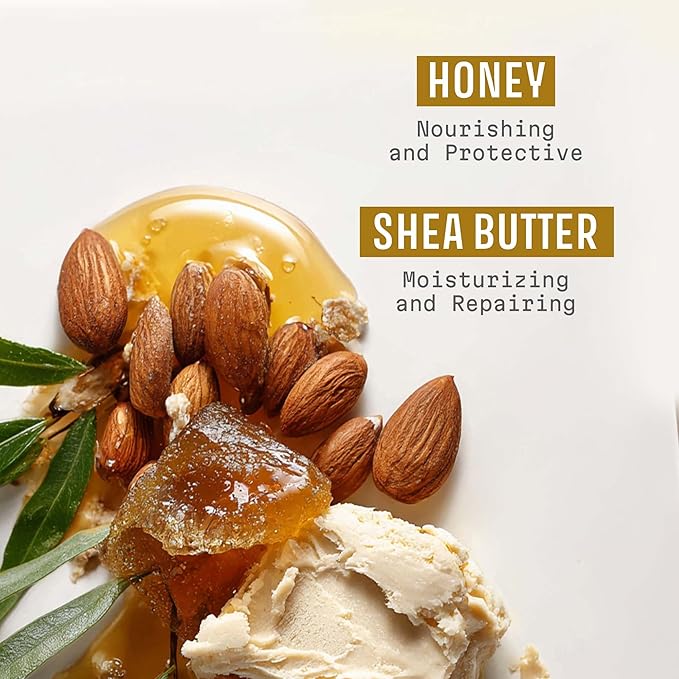 Panier des Sens Honey Hand Cream - Nourishing Shea Butter Hand Cream for Dry Cracked Hands 97% Natural Ingredients - Dermatologically Tested Hand Lotion for Woman Made in France, 2.5 fl oz