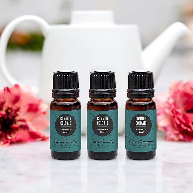 Edens Garden Common Cold Aid Essential Oil Blend- 100% Pure Premium Grade, Undiluted, Natural, Therapeutic, Aromatherapy, The Best for Skin, Humidifiers, Candle 30 ml (1 fl oz)