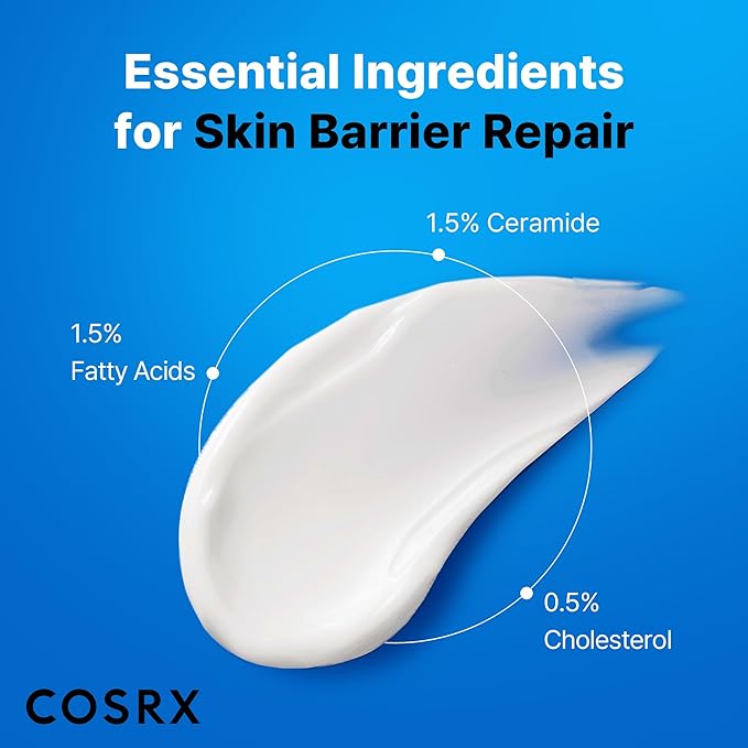 COSRX Ceramide Skin Barrier Moisturizer for Face with 7 Ceramides, Hyaluronic Acid & Panthenol for All Skin Types, 2.7 fl.oz, Korean Skin Care, Stocking stuffers for women