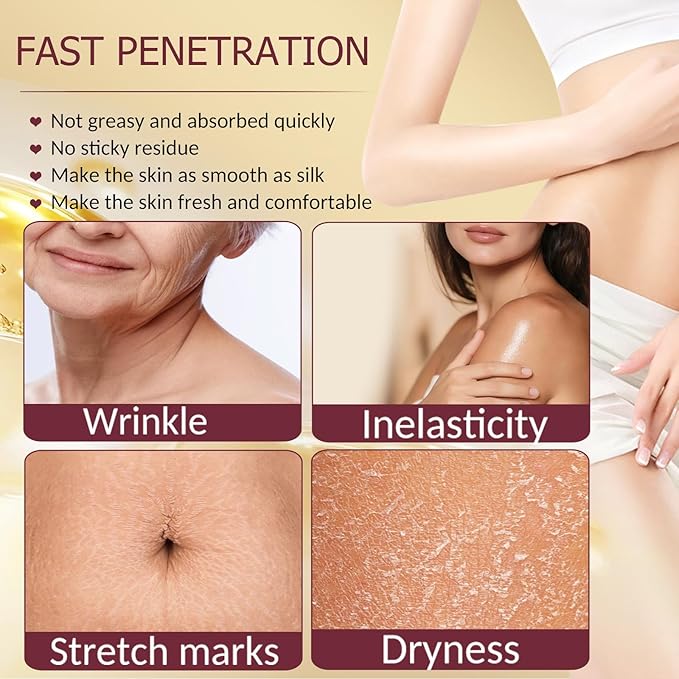 Body Firming Oil Luxury Glow & Remedy body oil for women,Body Oil After Shower Tightening&Hydrating Treatment for Arms,Legs,Stomach&Body,Natural Firming Oil for Dry Skin, Body Oil-(4.06 Fl. Oz)/1Pcs