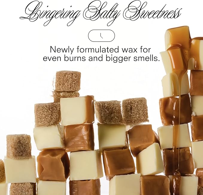 Boy Smells Salty Caramel Large Candle – Warm Holiday Candle with Clove, Brown Sugar & Sea Salt – Long Burn Soy Wax Candle – 27oz