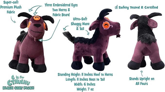 C is for Cthulhu Black Goat of The Woods with a Thousand Young Plush