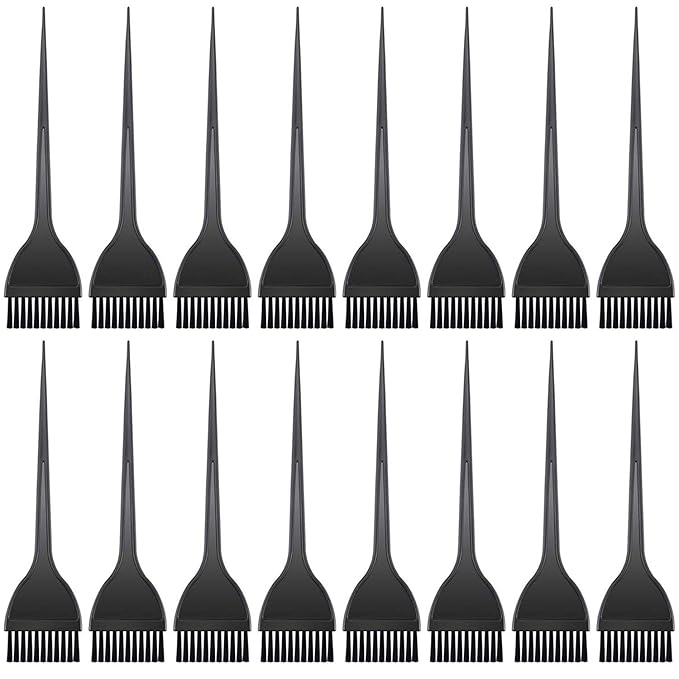 20 Pcs Hair Dye Brushes Color Tint Applicator for Salon Use Home DIY Dyeing, Black