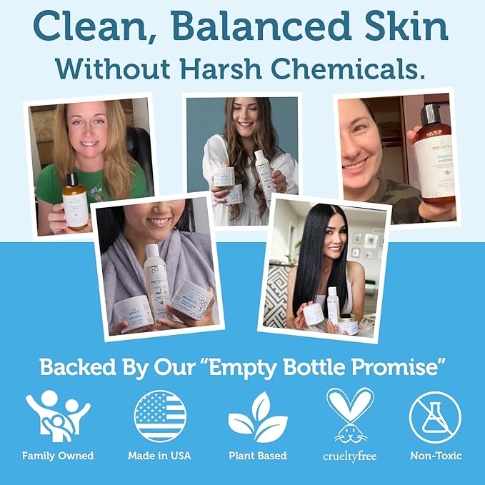 Era Organics Manuka Honey Face Wash for Sensitive Skin - Sulfate Free Gentle Cleanser with Organic Aloe Vera, Hyaluronic Acid & More - Soothing & Moisturizing for Dry Skin - Made in USA (4 oz)