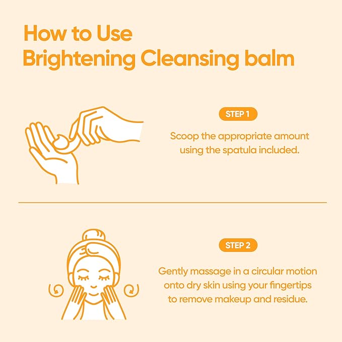 BANILA CO Clean it Zero Brightening Cleansing Balm | Korean Makeup Remover for Radiant Complexion | Vegan | Cleansing Oil, Facial Cleanser Made with Vitamin C & Citrus Extract (100ml / 3.38 fl.oz)