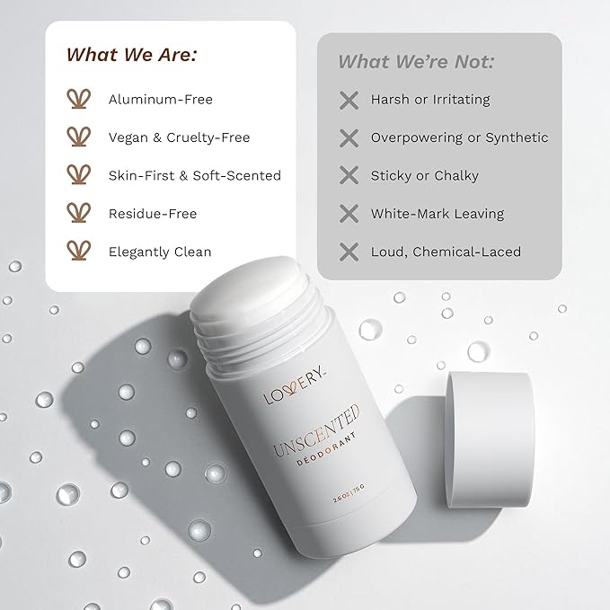 Unscented Woman Deodorant Aluminum-Free with 24-Hour Odor Protection – Gentle on Sensitive Skin – With Organic Coconut Oil & Shea Butter, Baking Soda Free, Fragrance-Free, Cruelty-Free, 2.65 oz