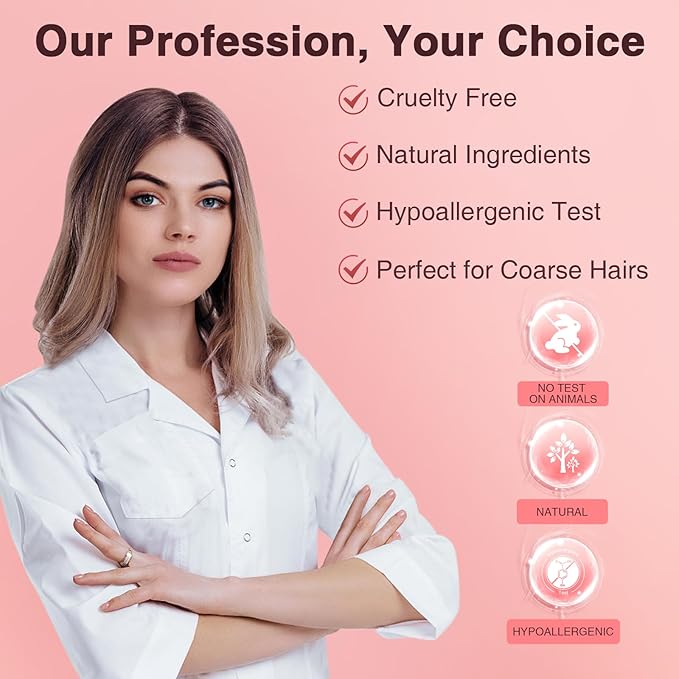 Hard Wax Beads for Hair Removal, Yovanpur Wax Beans for Brazilian Waxing, Waxing Beans for Sensitive Skin, Face Eyebrow Legs At Home Pearl Wax, 300g /bag with 10pcs Sticks(Gold)