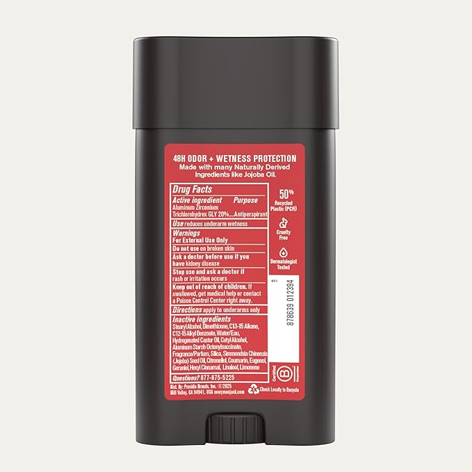 Every Man Jack Men’s Cedar + Red Sage Antiperspirant Deodorant – New & Improved Formula – Smooth Glide, 48-Hour Odor & Sweat Defense– 2.6 oz (2 Pack)