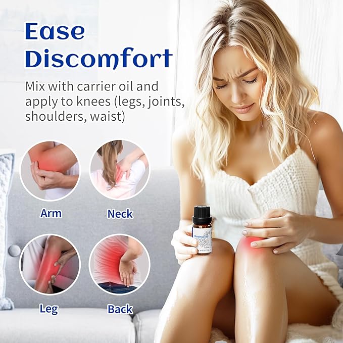 HIQILI 0.33 Fl Oz Frankincense Essential Oil, Relaxing, Skin Care, Camp Atmosphere Creation, Can be Added to Body Lotions, Creams, Aromatherapy Use - 10ml