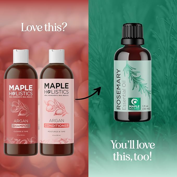 Argan Oil of Morocco Shampoo and Conditioner - Sulfate Free Shampoo and Conditioner Set for Color Treated Hair - Volumizing Shampoo and Conditioner for Men and Women for Curly Frizzy Dry Damaged Hair