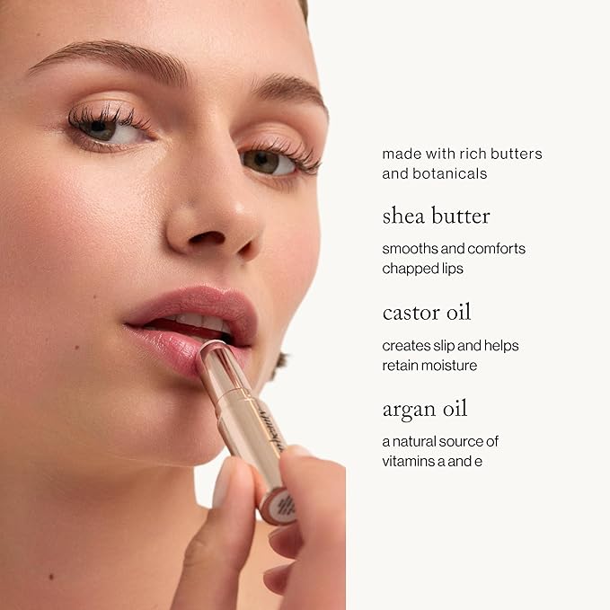 goop Beauty Lip Balm Trio | Clean Moisturizer for Chapped, Cracked & Dry Lips | Clear, Garnet, & Rose | Tinted for Sheer Color | Petroleum Free | 0.16 fl oz Each