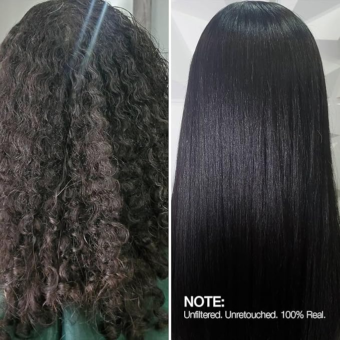 Keratin Hair Treatment Frizz Control Salon Smoothing Long Lasting Cream for All Frizzy Free Curly Dry Damaged - Professional Brazilian Complex Blowout Straightening For Silky Smooth - 3.4 Ounce