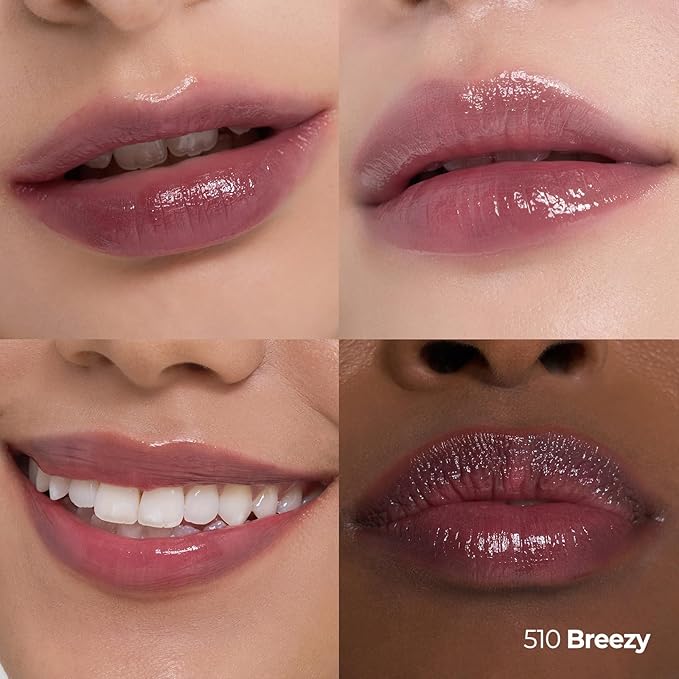 Laka Popping Balloon Lip Stain, 4.5g/0.15oz, Glossy Plumping Lip Tint, Moisturizing, Non-Sticky Texture for All-Day Hydration, Vegan, K-Beauty (#510 Breezy)