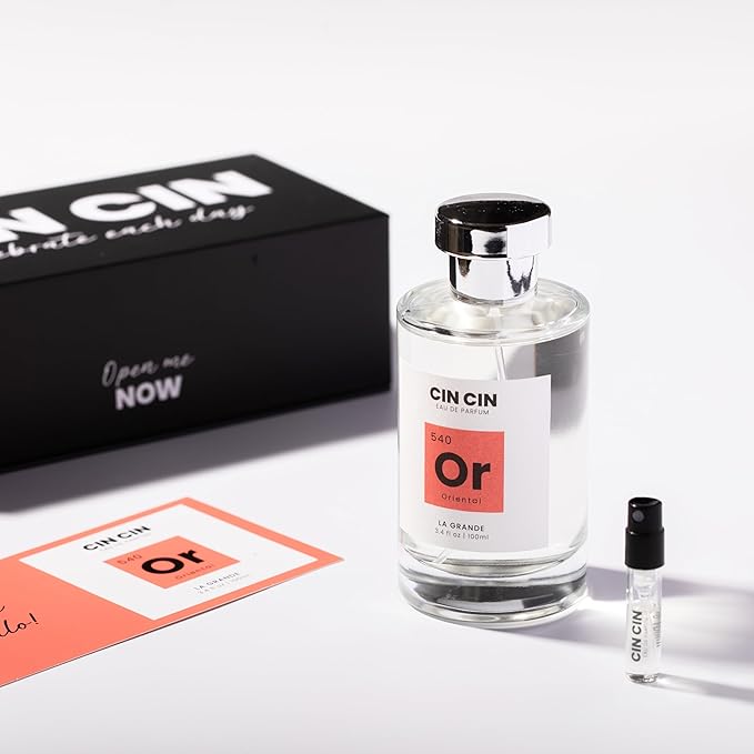 Cin Cin La Grande - Oriental 540 Eau de Parfum 100ml Inspired by M.F.K B.accarat R.ouge 5.40 Perfume for Women and Men - Long-Lasting Fragrance, Paraben-Free, Concentrated & Luxury Scented EDP