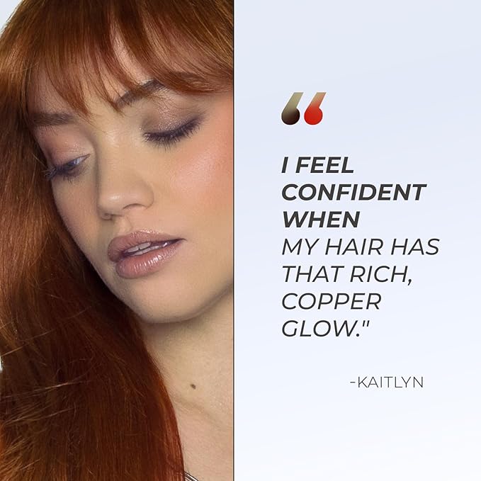 XMONDO Color Copper Color Depositing Mask & Semi-Permanent Hair Dye Super Gloss Infused with Bond Boosters for Nourishment, Revitalize & Repair, Vegan Formula, 8 Fl Oz