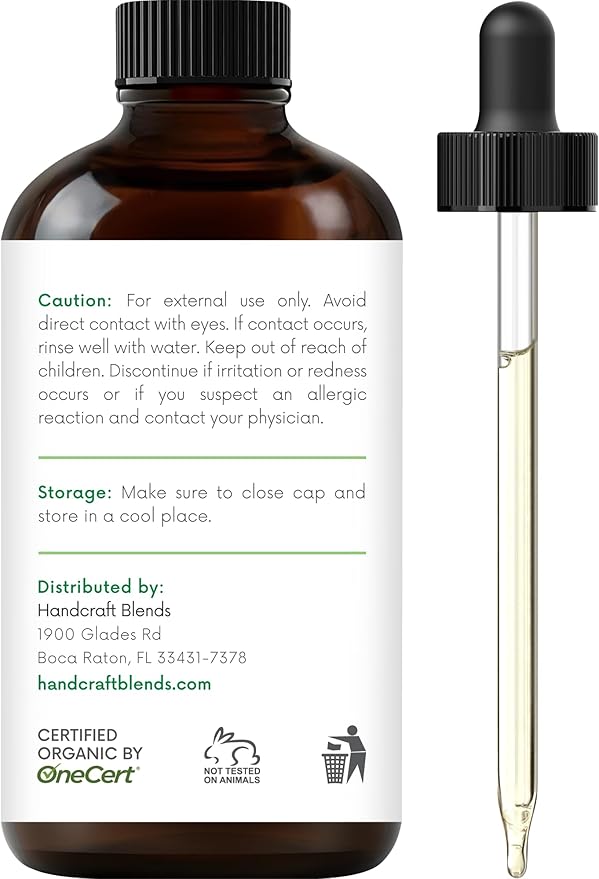 Handcraft Blends Organic Rosemary Essential Oil – 1 Fl Oz – 100% Pure and Natural – Premium Grade Essential Oil for Diffuser and Aromatherapy