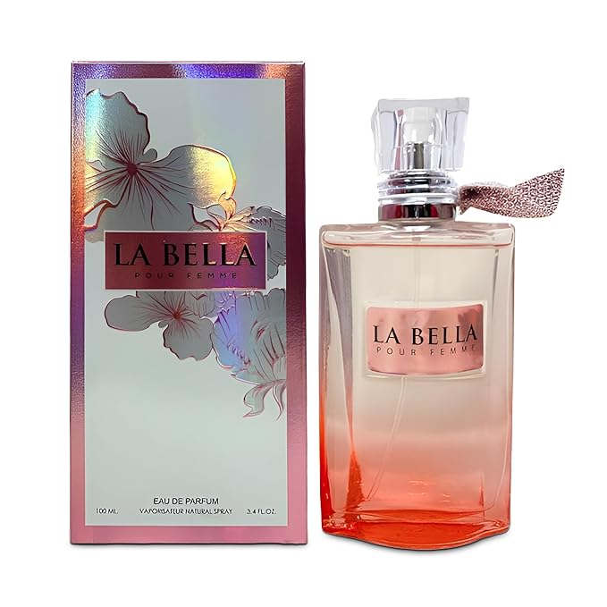La Bella Perfume for Women Long Lasting Fragrance Eau de Parfum Floral & Sweet Women's Perfume Daily Used 3.4 Fluid Ounce(3 Pack)