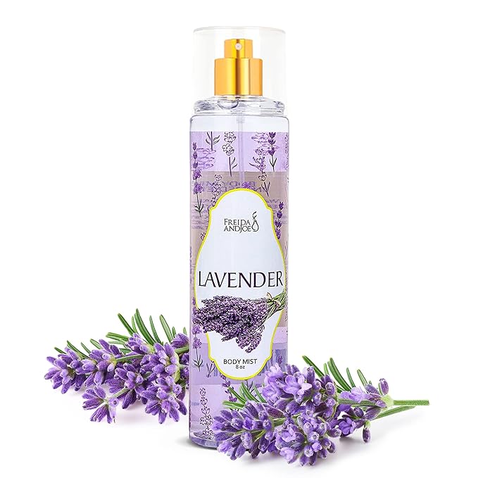 Lavender Luxury Body Spray For Women, Womens Perfume Fragrance Body Mist & Sprays, Women's Woodsy Scented Gifts & Presents, 8 oz Fine Mist Spray Bottle