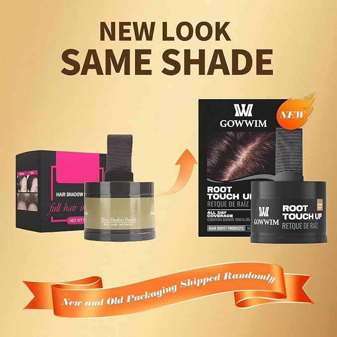 Hairline Powder (Blonde) - Instantly Conceal Gray Roots, Thin Hair Touch-Up, Hair Color Shadow Cover, 4g