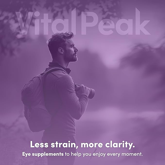 Provision - Eye Vitamins - Eye Health Supplements - with Bilberry, Eyebright, Lutein, Zeaxanthin & More Vitamins - Vegan, Non GMO, Dairy Free, Soy Free, Gluten Free - 60 Capsules