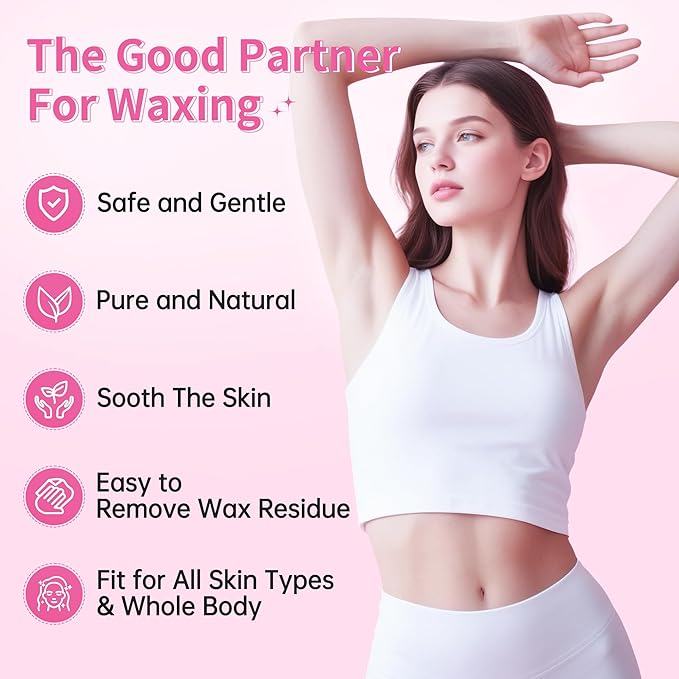 Beauty7 Post Wax Residue Remover, Post Wax Oil, After Waxing Spray, Easy& Gently Hair Remover Waxing, After Waxing Care Product 2.71 oz/ 80ml