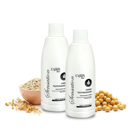 Expert Hair Sensation Keratin Hair Treatment Brazilian - Anti Frizz, Brazilian Traditional Straightening - Keratina Para Alisar El Pelo, Keratina Brasileña, Brazilian Blowout Products 100ml(Pack of 2)