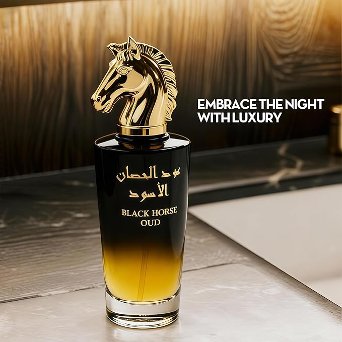 BLACK Horse Long-Lasting Cologne for Men | Fresh Citrus & Woody Scent | Eau de Toilette 100ml Spray | Day to Night Fragrance