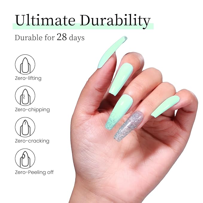 MAYCHAO 15ML Gel Nail Polish 1Pc Aquamarine Gel Polish Soak Off UV LED Nail Polish Nail Art Starter Manicure Salon DIY at Home, 0.5 OZ