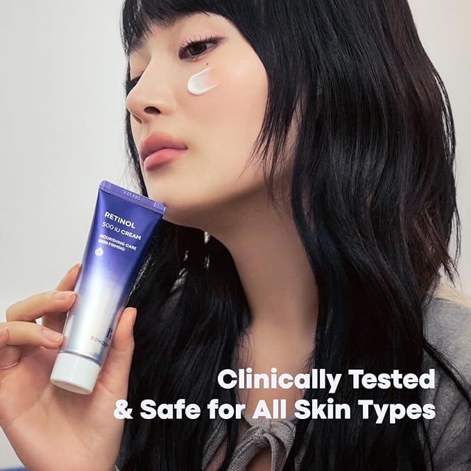 Retinol 500 IU Cream – Gentle Daily Anti-Aging & Hydrating Korean Moisturizer (1.69 fl. Oz/50ml) | Firming & Pore Refining