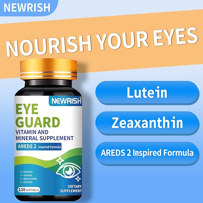 AREDS 2 Vitamins 120 Softgels Containing Lutein and Zeaxanthin Supplements Do A Good Eye Vitamins and Supplements Mineral Supplements